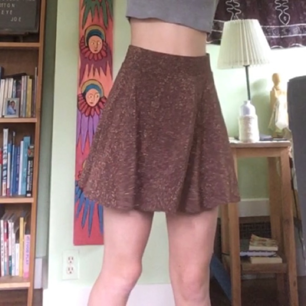 sparkly miniskirt